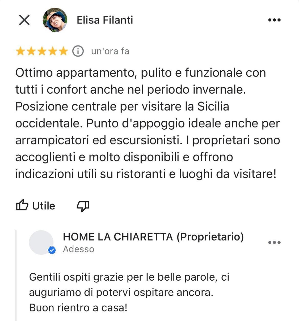 Home La Chiaretta Buseto Palizzolo Esterno foto